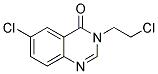 6-CHLORO-3-(2-CHLORO-ETHYL)-3H-QUINAZOLIN-4-ONE Struktur