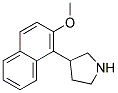 3-(2-METHOXY-NAPHTHALEN-1-YL)-PYRROLIDINE Struktur