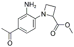 1-(4-ACETYL-2-AMINO-PHENYL)-AZETIDINE-2-CARBOXYLIC ACID METHYL ESTER Struktur