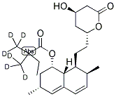 SIMVASTATIN-D6 Struktur