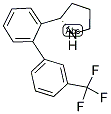 (2S)-2-(2-[3-(TRIFLUOROMETHYL)PHENYL]PHENYL)PYRROLIDINE Struktur