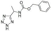 BENZYL [1-(2H-TETRAZOL-5-YL)ETHYL]CARBAMATE Struktur