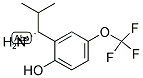 2-((1R)-1-AMINO-2-METHYLPROPYL)-4-(TRIFLUOROMETHOXY)PHENOL Struktur