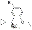 (1S)(5-BROMO-2-ETHOXYPHENYL)CYCLOPROPYLMETHYLAMINE Struktur