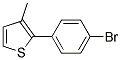 4-BROMO-(3-METHYL-2-THIENYL)BENZENE Struktur