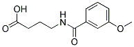 4-[(3-METHOXYBENZOYL)AMINO]BUTANOIC ACID Struktur