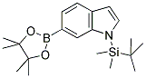 1-(TERT-BUTYL-DIMETHYL-SILANYL)-1H-INDOLE-6-BORONIC ACID PINACOL ESTER Struktur