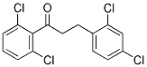 3-(2,4-DICHLOROPHENYL)-2',6'-DICHLOROPROPIOPHENONE Struktur