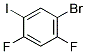 1-BROMO-2,4-DIFLUORO-5-IODOBENZENE Struktur