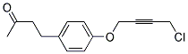 4-[4-(4-CHLORO-BUT-2-YNYLOXY)-PHENYL]-BUTAN-2-ONE Struktur