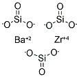 BARIUM ZIRCONIUM SILICATE Struktur