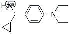 [4-((1S)AMINOCYCLOPROPYLMETHYL)PHENYL]DIETHYLAMINE Struktur