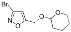 3-BROMO-5-HYDROXYMETHYLISOXAZOLE THP ETHER Struktur