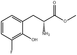 METHYL (2R)-2-AMINO-3-(3-FLUORO-2-HYDROXYPHENYL)PROPANOATE Struktur