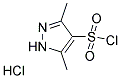 3,5-DIMETHYL-1 H-PYRAZOLE-4-SULFONYL CHLORIDE HYDROCHLORIDE Struktur