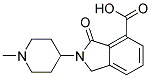 2-(1-METHYL-PIPERIDIN-4-YL)-3-OXO-2,3-DIHYDRO-1H-ISOINDOLE-4-CARBOXYLIC ACID Struktur