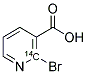 2-BROMONICOTINIC ACID, [2-14C]- Struktur