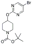 4-(5-BROMOPYRIMIDIN-2-YLOXY)PIPERIDINE-1-CARBOXYLIC ACID TERT-BUTYL ESTER Struktur