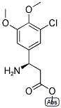 METHYL (3R)-3-AMINO-3-(3-CHLORO-4,5-DIMETHOXYPHENYL)PROPANOATE Struktur