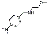 4-(((2-METHOXYETHYL)AMINO)METHYL)-N,N-DIMETHYLANILINE Struktur