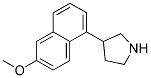 3-(6-METHOXY-NAPHTHALEN-1-YL)-PYRROLIDINE Struktur