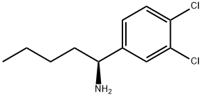 (1S)-1-(3,4-DICHLOROPHENYL)PENTYLAMINE Struktur