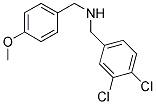 N-(3,4-DICHLOROBENZYL)-N-(4-METHOXYBENZYL)AMINE Struktur