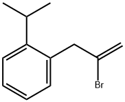 2-BROMO-3-(2-ISOPROPYLPHENYL)-1-PROPENE Struktur