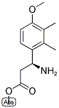 METHYL (3S)-3-AMINO-3-(4-METHOXY-2,3-DIMETHYLPHENYL)PROPANOATE Struktur