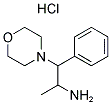 1-METHYL-2-MORPHOLIN-4-YL-2-PHENYLETHYLAMINE HYDROCHLORIDE Struktur