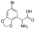 AMINO-(6-BROMO-BENZO[1,3]DIOXOL-4-YL)-ACETIC ACID Struktur