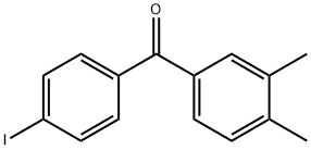 3,4-DIMETHYL-4'-IODOBENZOPHENONE Struktur