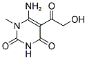 6-AMINO-5-GLYCOLOYL-1-METHYLPYRIMIDINE-2,4(1H,3H)-DIONE Struktur