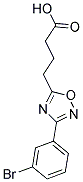 4-[3-(3-BROMOPHENYL)-1,2,4-OXADIAZOL-5-YL]BUTANOIC ACID Struktur