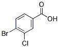 4-BROMO-3-CHLOROBENZOIC ACID Struktur