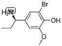 4-((1R)-1-AMINOPROPYL)-2-BROMO-6-METHOXYPHENOL Struktur