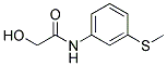 2-HYDROXY-N-[3-(METHYLTHIO)PHENYL]ACETAMIDE Struktur