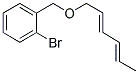 2-BROMOBENZYL-(TRANS, TRANS-2,4-HEXADIENYL)ETHER Struktur