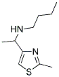 BUTYL-[1-(2-METHYL-THIAZOL-4-YL)-ETHYL]-AMINE Struktur