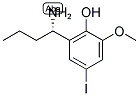 2-((1S)-1-AMINOBUTYL)-4-IODO-6-METHOXYPHENOL Struktur