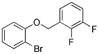 2-BROMOPHENYL-(2,3-DIFLUOROBENZYL)ETHER Struktur