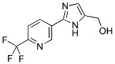 2-(6-TRIFLUOROMETHYLPYRIDIN-3-YL)-5-HYDROXYMETHYLIMIDAZOLE Struktur