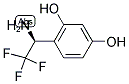 4-((1S)-1-AMINO-2,2,2-TRIFLUOROETHYL)BENZENE-1,3-DIOL Struktur