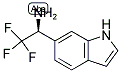 (1S)-2,2,2-TRIFLUORO-1-INDOL-6-YLETHYLAMINE Struktur