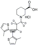 TIAGABINE-D5 HCL Struktur