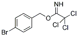 2,2,2-TRICHLORO-ACETIMIDIC ACID 4-BROMO-BENZYL ESTER Struktur