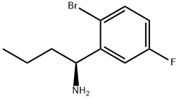 (1S)-1-(2-BROMO-5-FLUOROPHENYL)BUTYLAMINE Struktur