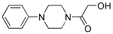 2-OXO-2-(4-PHENYLPIPERAZIN-1-YL)ETHANOL Struktur