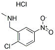 N-(2-CHLORO-5-NITROBENZYL)-N-METHYLAMINE HYDROCHLORIDE Struktur