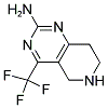 2-AMINO-5,6,7,8-TETRAHYDRO-4-(TRIFLUOROMETHYL)PYRIDO-[4,3-D]-PYRIMIDINE Struktur